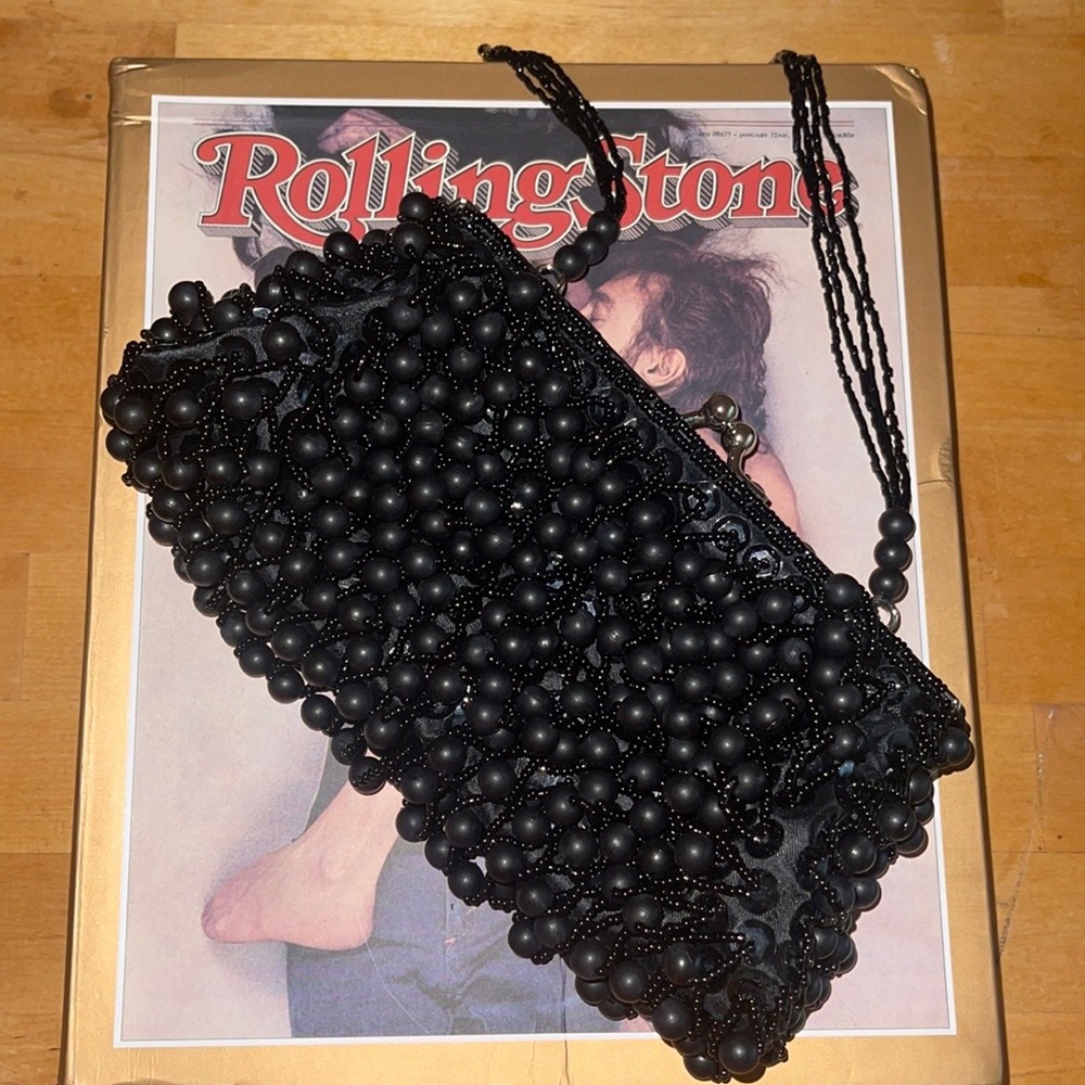 Elegant beaded evening bag